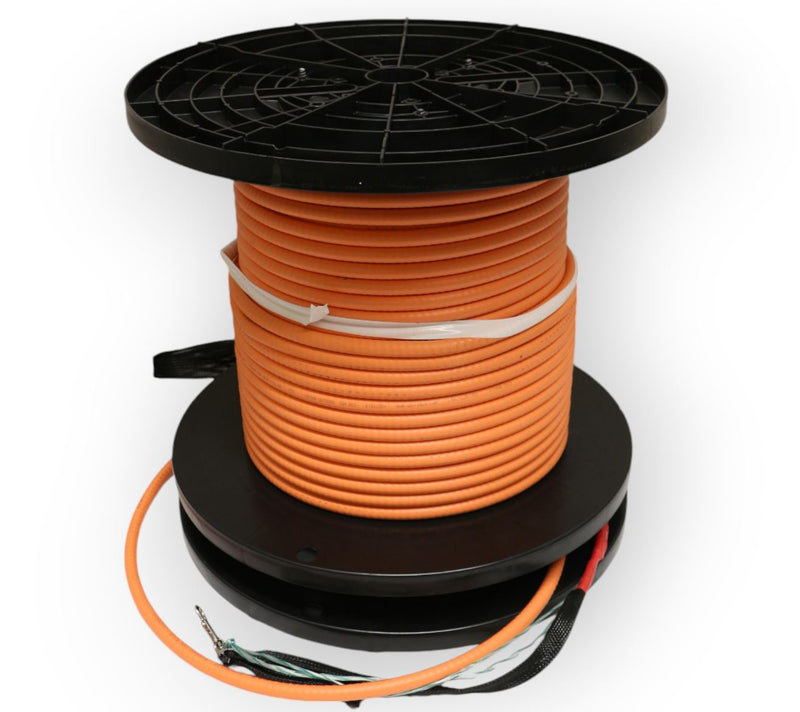 Armored 62.5/125 Multimode OM1 6 Fiber Pre-Terminated Fiber Optic Cable, Indoor/Outdoor, Plenum, with a Pulling Eye