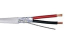 182STR-SPL-DB-WH 18/2 Speaker Cable/Control Cable, 2 Conductor, 18 AWG, Shielded, Plenum, 500 Feet