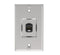 Panduit KWPK5E Keystone CAT5e RJ45 Wall Phone Faceplate, Stainless Steel