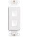 41642-00W LEVITON QuickPort Decora Insert, 2 Port, White