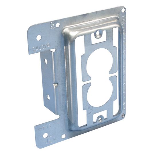 MP1S Mounting Bracket: Caddy / Erico, Single Gang, Stud Mount