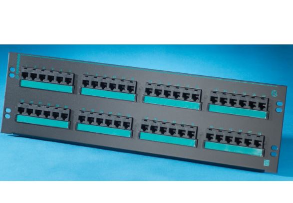 OR-PSD5E6U48 Ortronics Patch Panel, Clarity, 48 Port, CAT5e, Rack Mount(MOQ: 1)