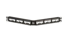 CPPLA24WBLY, Panduit Mini-Com Patch Panel, 24-port, Angled, Black (MOQ: 1; Increment of 1)