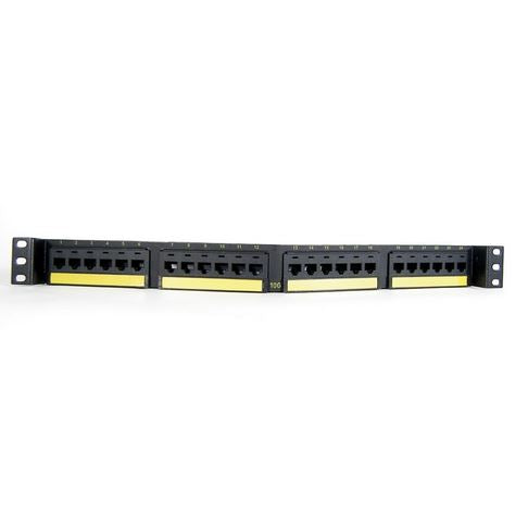 OR-PHA610U24 Ortronics Patch Panel, Clarity, Angled, 24 Port, CAT6A, Rack Mount (MOQ: 1)