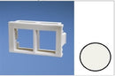 NKHF2MIW-X, Panduit Netkey Flat Insert: 2 Position, 1/3 Size (MOQ: 10; Increment of 10)