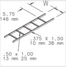 Hoffman LSS12BLK Ladder Rack,  10 Ft. x 12 Inch, BlackHoffman LSS12BLK Ladder Rack,  10 Ft. x 12 Inch, Black