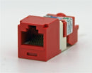 CJ5E88TRD, Panduit Mini-Com Modular Jack: TX5e, CAT5e, RJ45 - Red (MOQ: 1; Increment of 1)