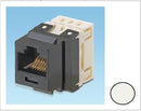 NKP5E88MIW-Q, Panduit Netkey CAT5E, Modular Jack- Off White (MOQ: 25; Increment of 25)