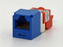 CJ5E88TBU, Panduit Mini-Com Modular Jack: TX5e, CAT5e, RJ45 - Blue (MOQ: 1; Increment of 1)