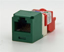 CJ5E88TGR, Panduit Mini-Com Modular Jack: TX5e, CAT5e, RJ45 - Green (MOQ: 1; Increment of 1)