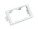 CHF2MIW-X, Panduit Mini-Com Flat Insert: 2 Position, 1/3 Size - International (Off) White (MOQ: 10; Increment of 10)