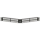 Leviton 49256-D48 QuickPort High Density Modular Rack Mount Patch Panel, 48 Port