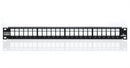 4S255-S24 Patch Panel, Leviton QuickPort, Atlas-X1 Shielded, 24 Port, Modular, Rack Mount