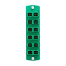 5F100-2VC Coupler Panel, Leviton OPT-X, 6 Duplex SC Ports (12 Fibers), Single-Mode/APC OS1/2