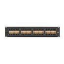 5G596-C48 LEVITON 110-Style Patch Panel, Cat 5e, Flat, 48-Port, 2RU