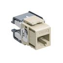 6110G-RI6 Modular Jack, Leviton QuickPort, CAT6A, RJ45, Ivory