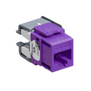 6110G-RP6 Modular Jack, Leviton QuickPort, CAT6A, RJ45, Purple