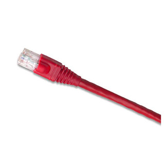 62460-07R LEVITON Patch Cord, Cat 6, Standard, 7 Ft, Red