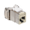 6ASJK-RI6 Modular Jack, Leviton QuickPort Atlas-X1, CAT6A Shielded, RJ45, Ivory