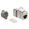 6ASJK-ST6 LEVITON Modular Jack, Shutter, QuickPort Atlas-X1, CAT6 Shielded, Light Almond