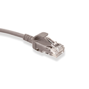 6H460-04S LEVITON High-Flex HD6 Patch Cord, 4Ft, Grey