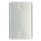 Leviton 83014 Faceplate, Blank, Aluminum