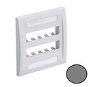 CFPE10IG-2GY, Panduit Mini-Com Faceplate: Executive, 10 Port - Gray (MOQ: 10; Increment of 1)