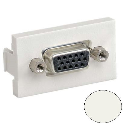 CHD15HDCIWY, Panduit Mini-Com Modular Jack: VGA Coupler - International (Off) White (MOQ: 1; Increment of 1)