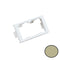 Panduit CHF2MEI-X Mini-Com Flat Insert, 2 Position, 1/3 Size, Electric Ivory