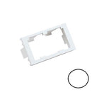 Panduit CHF2MWH-X Mini-Com Flat Insert, 2 Position, 1/3 Size, White