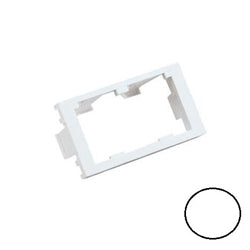 Panduit CHF2MWH-X Mini-Com Flat Insert, 2 Position, 1/3 Size, White