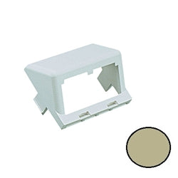 Panduit CHS2EI-X Mini-Com Sloped Insert, 2 Position, 1/2 Size, Electric Ivory