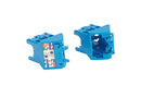 CJLRCAPBU-C, Panduit Mini-Com |Module, CAT6A, Left/Right, 45 Degree, TG Style, Blue (MOQ: 100; Increment of 100)