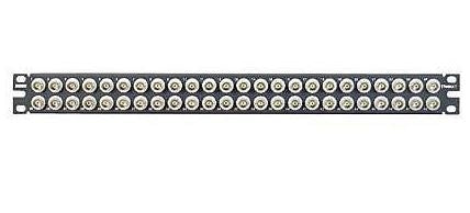 CP48BNCBLY, Panduit Patch Panel,48Port,75ohm, Black (MOQ: 1; Increment of 1)