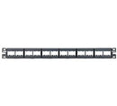 Panduit CPP24WBLY Mini-Com Modular Rack Mount Patch Panel, 24 Port