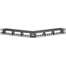 CPPA24FMWBLY, Panduit PtchPnl,24-port,ModFlushMnt, Black (MOQ: 1; Increment of 1)