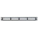 Panduit CPPL24M6BLY Mini-Com Modular with Labels Rack Mount Patch Panel, 24 Port