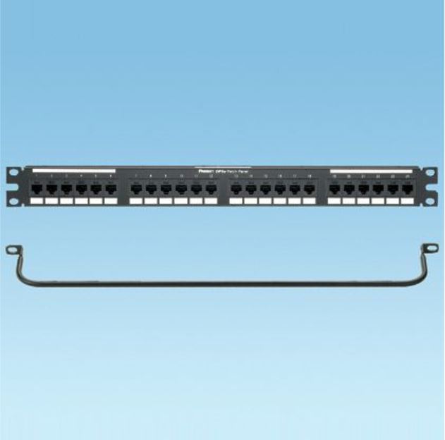 DPKR245E88TG, Panduit PchDownPtchPnlKit,TypeCat5e,Flat,24Pt (MOQ: 1; Increment of 1)