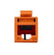 Belden RVAMJKUOR-S1 CAT6A RJ45 REVConnect/KeyConnect Jack Module, Orange