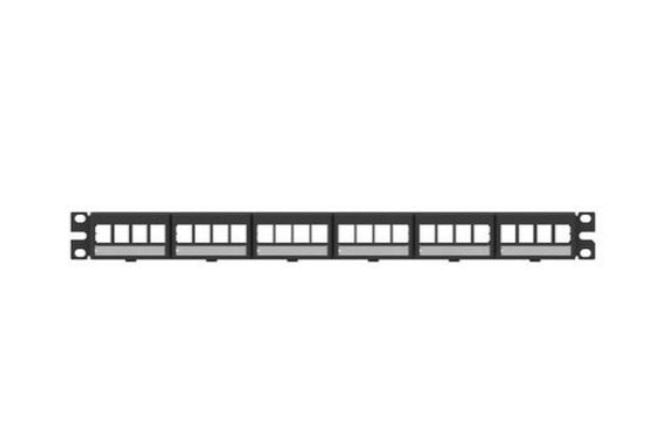 NKFPL24 Panduit NetKey Modular Patch Panel, faceplate with label, 24 Port 1U