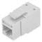 Belden RVAMJKUEW-B24 CAT6A RJ45 REVConnect/KeyConnect Jack Module, White, 24 Pack