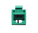 Belden RVAMJKUGN-S1 CAT6A RJ45 REVConnect/KeyConnect Jack Module, Green