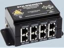 DTK-WM4NETS Surge Protector: Ditek, 4 Channel CAT6A 10GbE, PoE, Shielded RJ45