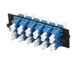 Panduit FAP12WBUDLCZ 12 Duplex LC Ports (24 Fibers) Single-Mode OS2 Coupler Panel