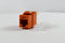 Panduit NK688MOR Netkey CAT6 RJ45 8-position 8-wire Jack Module, Orange