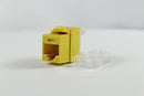 Panduit NK688MYL Netkey CAT6 RJ45 8-position 8-wire Jack Module, Yellow