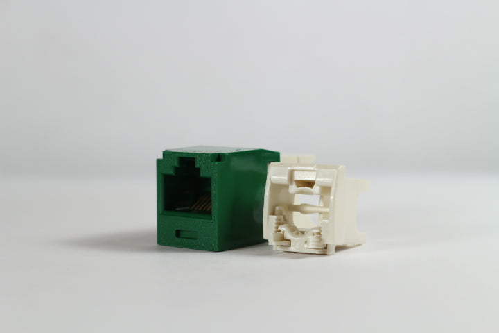 Panduit CJ688TGGR Mini-Com CAT6 Giga-TX6+ RJ45 Jack Module, Green