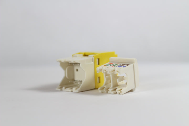 Panduit CJ688TGYL Mini-Com CAT6 Giga-TX6+ RJ45 Jack Module, Yellow