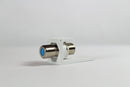 Panduit CMFWH Mini-Com Type-F Coupler Jack Module, White