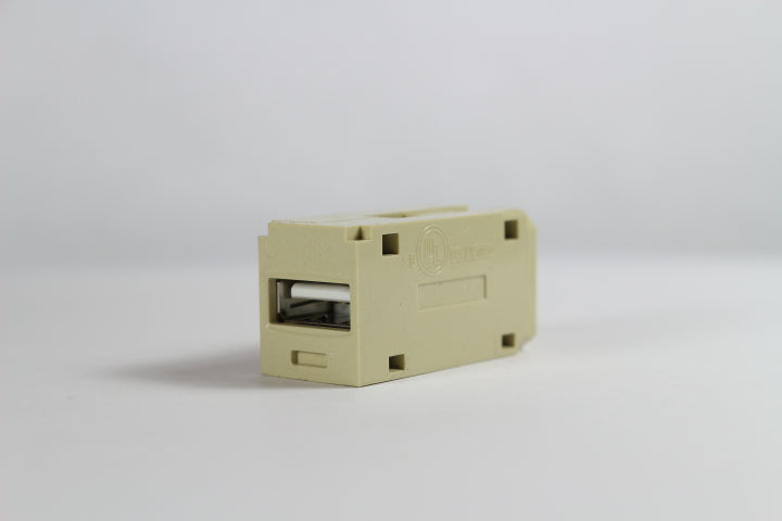 Panduit CMUSBAAEI Mini-Com USB Coupler Jack Module, Electric Ivory